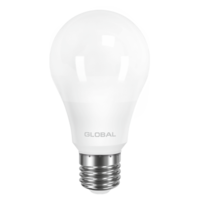 светодиодная LED лампа GLOBAL A60 8W яркий свет 220V E27 AL (1-GBL-162)(от MAXUS NEW)
