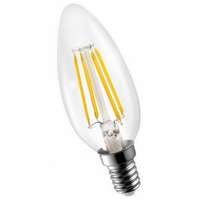 LED Лампа Филамент С35 E14, 4 W, матовая