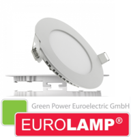 Врезной светодиодный светильник EUROLAMP 6 Вт. (круглый)