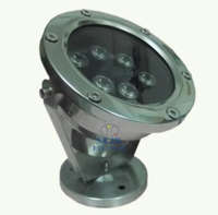 Светодиодный подводный светильник 6W для фонтанов бассейнов IP 68