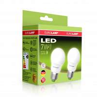 Промо набор светодиодных ламп 1+1 EUROLAMP LED Лампа EKO A50 7W E27 3000K супер цена LED-A50-07272(E)
