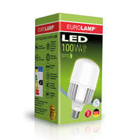 Мощная светодиодная лампа EUROLAMP LED 100W E40 6500K LED-HP-100406 для высоких пролетов(светильника колококол HIGHBAY)