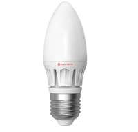 Лампа светодиодная свеча LC-16 6W E27 2700K алюм. корп. A-LC-0259