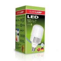 Высокомощная промышленная светодиодная лампа EUROLAMP 50W E40 6500K для высоких потолков LED-HP-50406